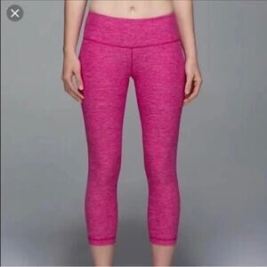Lululemon Wunder Under Crop 6